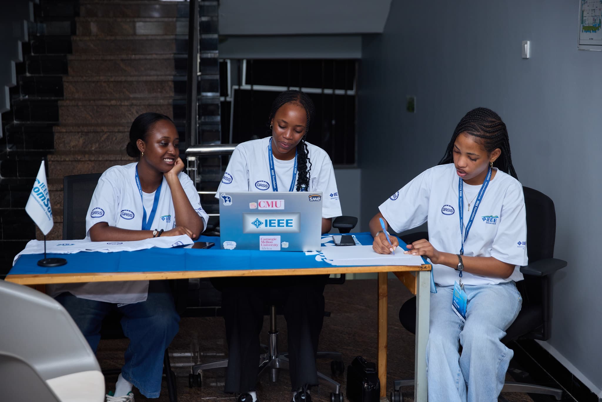 IEEE Rwanda volunteers at the subsection launch